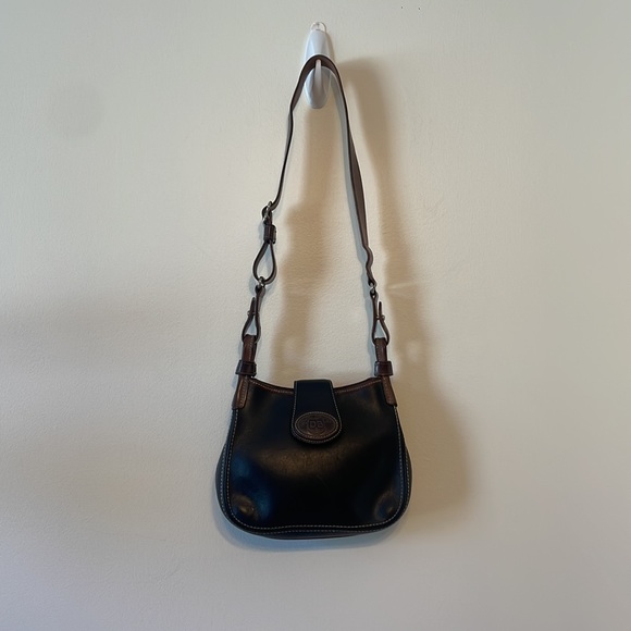 Vintage Dooney and Bourke Two- Toned Handbag Feedbag - Picture 4 of 13